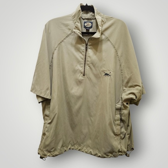 Tommy Bahama Other - Tommy‎ Bahama Birdie Mens Pullover Golf Mercedes Benz Collaboration Beige Size L